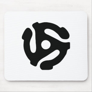 Spinne für den Vinyl-Adapter mit 7 Zoll, 45 U/min Mousepad