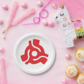 Spinne für den Vinyl-Adapter mit 7 Zoll, 45 U/min Pappteller (Party)