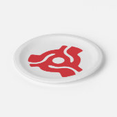 Spinne für den Vinyl-Adapter mit 7 Zoll, 45 U/min Pappteller (Schrägansicht)