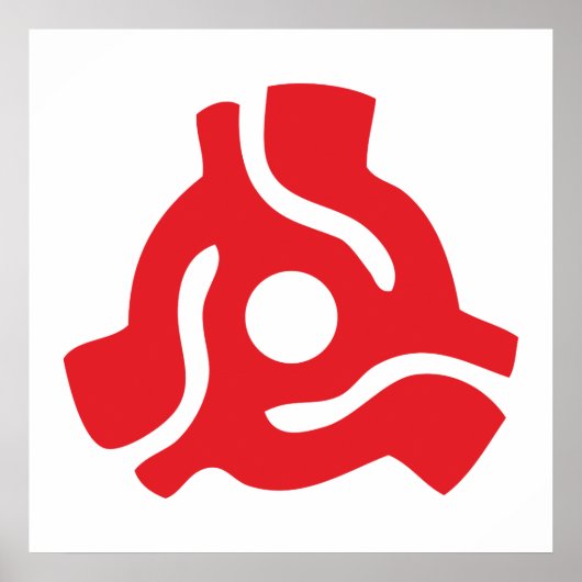 Spinne für den Vinyl-Adapter mit 7 Zoll, 45 U/min Poster (Vorne)