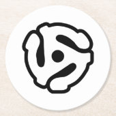 Spinne für den Vinyl-Adapter mit 7 Zoll, 45 U/min Runder Pappuntersetzer (Vorderseite)