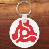 Spinne für den Vinyl-Adapter mit 7 Zoll, 45 U/min Schlüsselanhänger (Vorderseite)