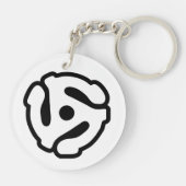 Spinne für den Vinyl-Adapter mit 7 Zoll, 45 U/min Schlüsselanhänger (Rückseite)