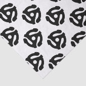 Spinne für den Vinyl-Adapter mit 7 Zoll, 45 U/min Seidenpapier (Ausschnitt)