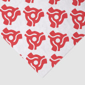 Spinne für den Vinyl-Adapter mit 7 Zoll, 45 U/min Seidenpapier (Ausschnitt)