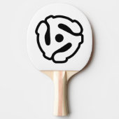 Spinne für den Vinyl-Adapter mit 7 Zoll, 45 U/min Tischtennis Schläger (Vorderseite)