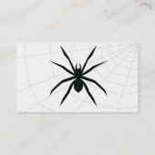 Spinne - Geschäft Visitenkarte (Rückseite)