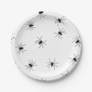 Spinne Halloweeen Pappteller
