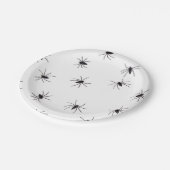 Spinne Halloweeen Pappteller (Schrägansicht)