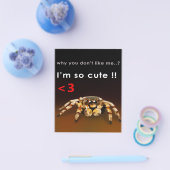 Spinne ich bin so Niedlich | Spider Lover Geschenk Flyer (Einzeln)