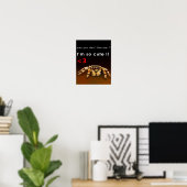 Spinne ich bin so Niedlich | Spider Lover Geschenk Poster (Heimbüro)