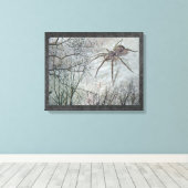 Spinne Leinwanddruck (Insitu (Holzboden))