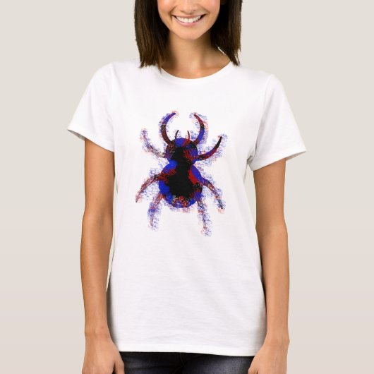 Spinne-Manlogo T - Shirt (Vorderseite)