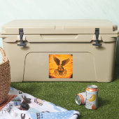 Spinne mit Adler im Tattoo-Stil Aufkleber (Kühler)