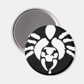 Spinne mit Gift auf Knall Magnet (Vorderseite/Rückseite)