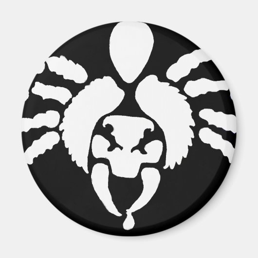 Spinne mit Gift auf Knall Magnet (Vorne)