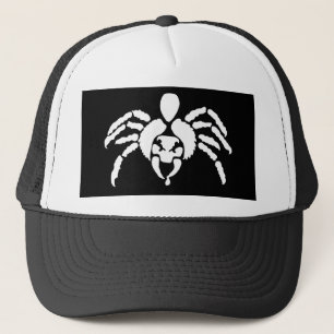Spinne mit Gift auf Knall Truckerkappe