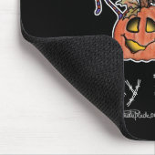 Spinne mit Jack-O-Lantern Mousepad (Ecke)