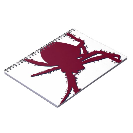 Spinne Notizblock (Linke Seite)