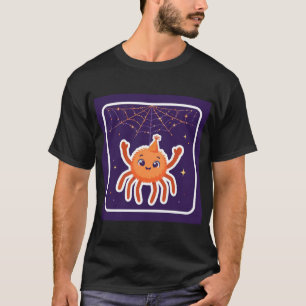 Spinne Partyhut Halloween T-Shirt