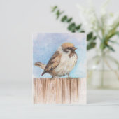 Spinne Postkarte (Stehend Vorderseite)