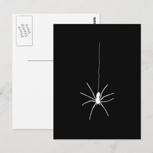 Spinne Postkarte (Vorne/Hinten)