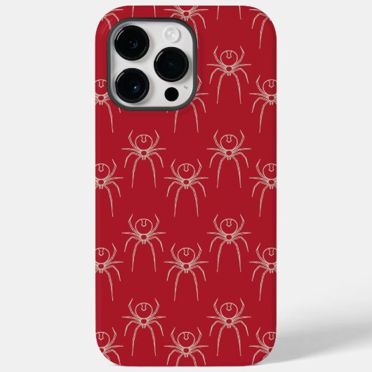 Spinne - Rot und Knochen weiß Case-Mate iPhone Hülle (Rückseite)