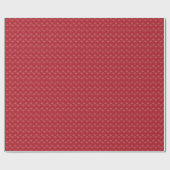 Spinne - Rot und Knochen weiß Geschenkpapier (Flach)