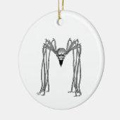 Spinne . schwarz-weiß keramikornament (Links)