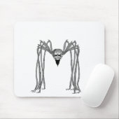 Spinne . schwarz-weiß mousepad (Mit Mouse)