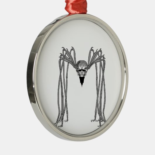 Spinne . schwarz-weiß ornament aus metall (Rechts)