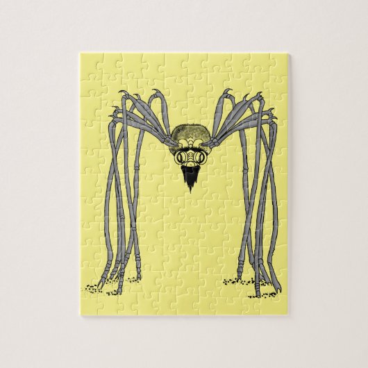 Spinne . schwarz-weiß puzzle (Vertikal)