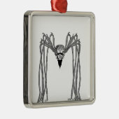 Spinne . schwarz-weiß silbernes ornament (Rechts)