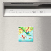 Spinne Sonja und Marienkäfer Kai im Juli Magnet (In Situ (Geschirrspüler))