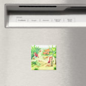 Spinne Sonja und Marienkäfer Kai im Juni Magnet (In Situ (Geschirrspüler))