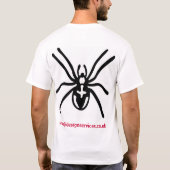 Spinne T-Shirt (Rückseite)