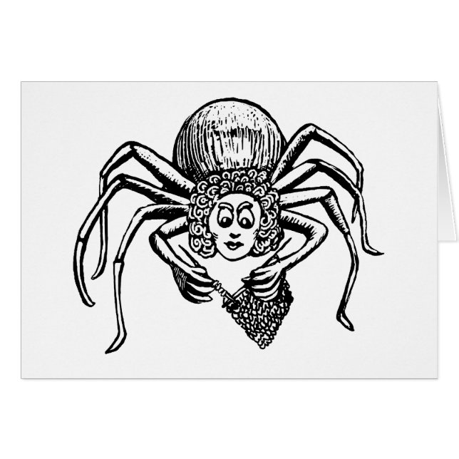 Spinne (Tess) - weiß (Vorderseite (Horizontal))