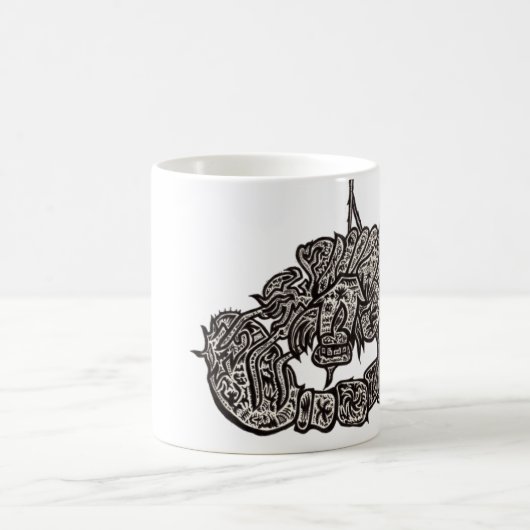 Spinne und die Fliegen-Tasse Verwandlungstasse (Mittel)