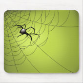 Spinne und Netz Mousepad (Vorne)