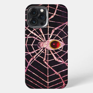 SPINNE UND NETZ Roter Rubin Schwarz iPhone Hülle