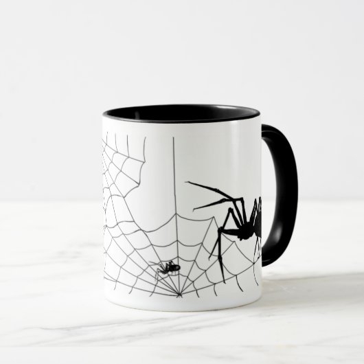 Spinne und Netz-Tasse Tasse (VorderseiteRechts)