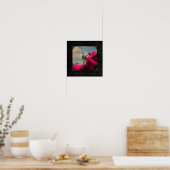 Spinne und Rote Rose Halloween Poster (Küche)