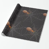 Spinne und Spinnennetz Geschenkpapier (Ungerollt)
