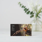 Spinne - Visitenkarten Visitenkarte (Stehend Vorderseite)