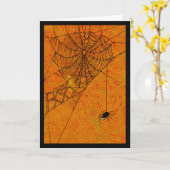 SpinneBoo in der Netzgrußkarte Karte (Gelbe Blume)