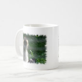 Spinnen-Affe-Kaffee-Tasse Kaffeetasse (Vorderseite Links)