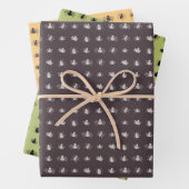 Spinnen auf Parade Geschenkpapier Set (Beispiel)