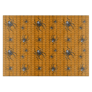 Spinnen auf Parade Glas Cutting Board Schneidebrett
