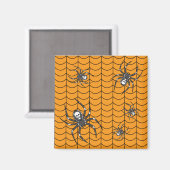 Spinnen auf Parade Magnet (Vorderseite/Rückseite)