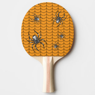 Spinnen auf Parade Ping Pong Paddle Tischtennis Schläger